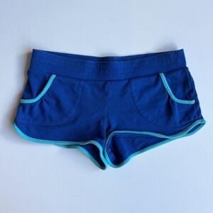 Y2K No Boundaries Vintage Blue Beach Micro Low Waisted Board Shorts